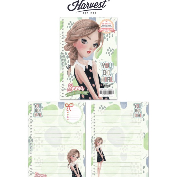 

Istimewa Loose Leaf Kes Binder Harvest A5 You Go Girl