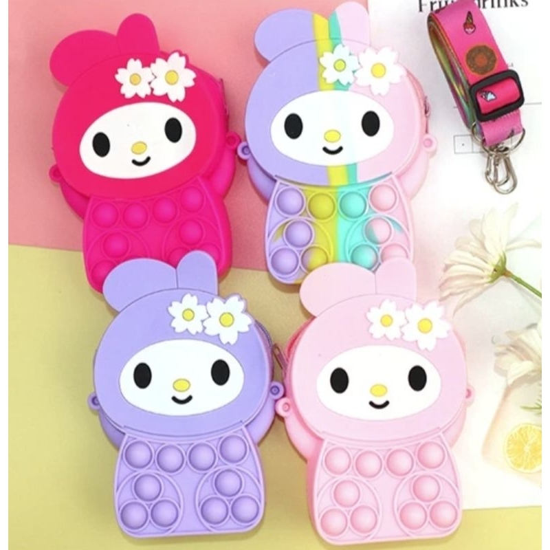 Tas Pop It / Tas Pop It Jelly Mini / Tas Pop It Selempang / Tas Pop It Melody