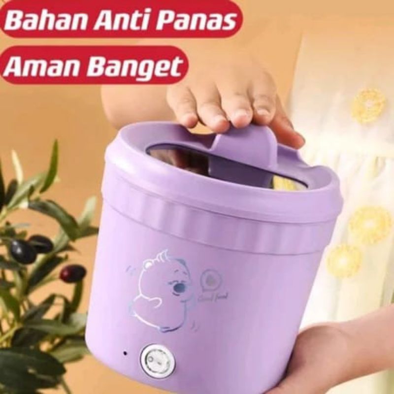 Magic-com Kecil Portable / Rice Cooker Mini / Panci Listrik Serbaguna