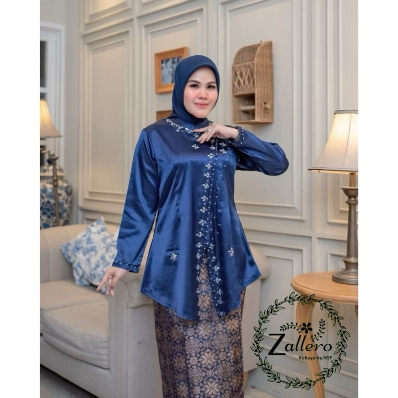 ZL-Atasan kebaya kurung Melayu Malaysia // kebaya kurung tafeta Payet // kebaya Tafeta Payet