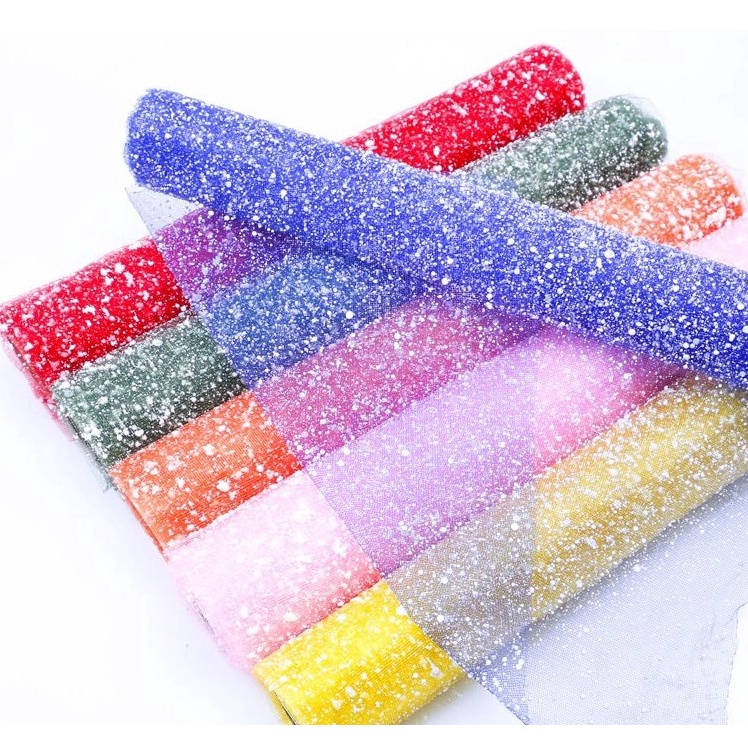 

Paket Meriah 1ROL 4 YARD KERTAS BUNGA TILE SALJU SNOWY MESH TILE SNOWY WRAPPING FLOWER