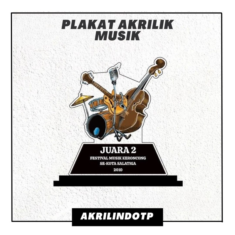 Piala Musik Piala Band Piala Lomba Band Akrilik Custom PIALA MUSIK CUSTOM AKRILIK