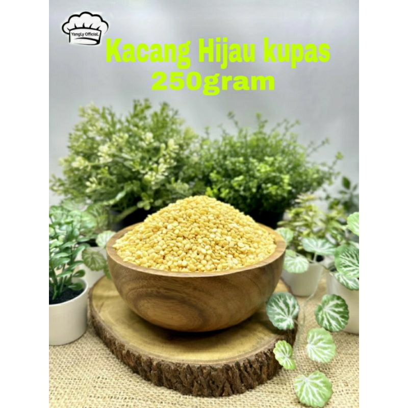 

Kacang Hijau Kupas Instan 250gr / GOOD QUALITY