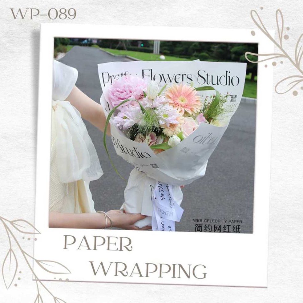 

Grosir Termurah 5 LEMBAR WP89 KERTAS PEMBUNGKUS BUKET BUNGA FLOWER WRAPPING LOVE SUMMER KOREAN STYLE BOUQUET FLORIST ANTI AIR