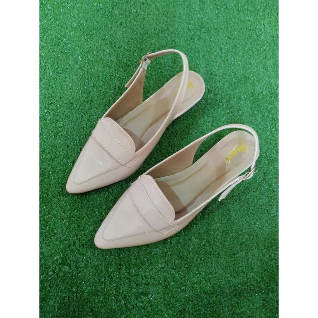 Urban Heaves - Sepatu Hak Wanita 2cm Reva  - Sepatu Wanita Premium - sepatu big size wanita