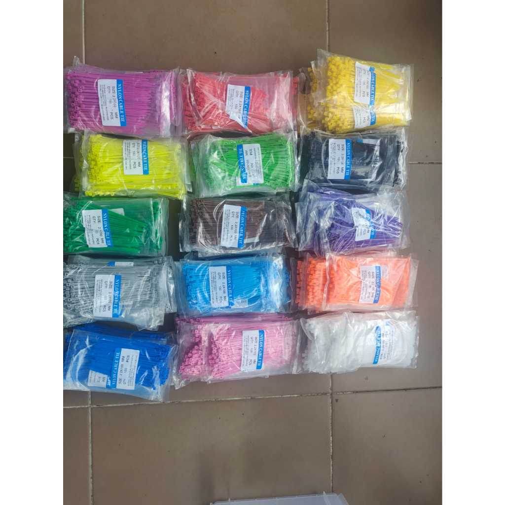 

Kabel Ties Nylon 10 cm 1 Pack isi 100 pcs | Kabel Tis Nylon 10 cm 1 Pack isi 100 pcs