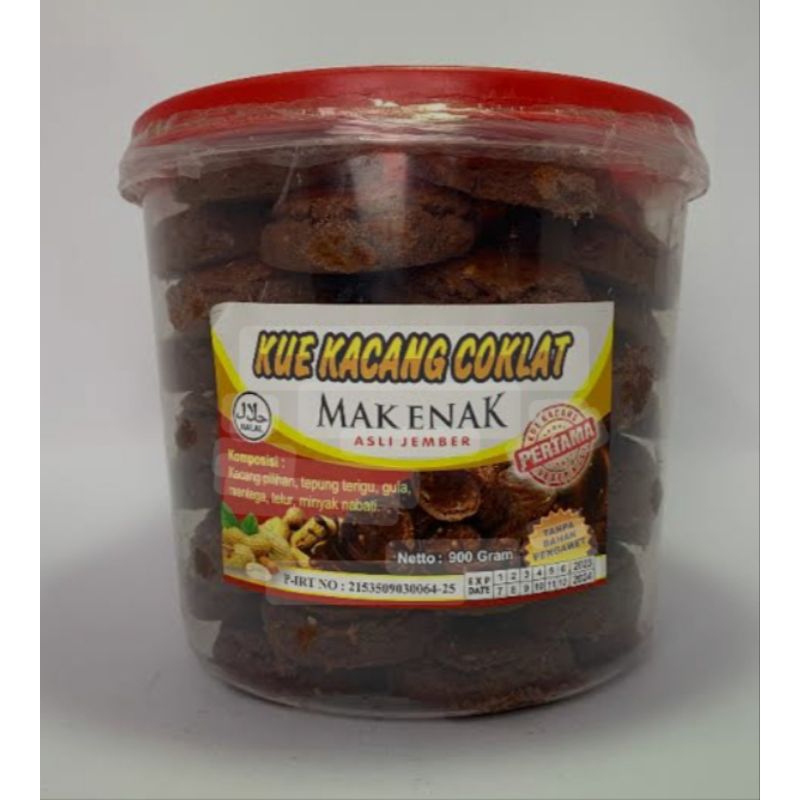 

Kue Kacang Coklat Mak Enak 900 gram