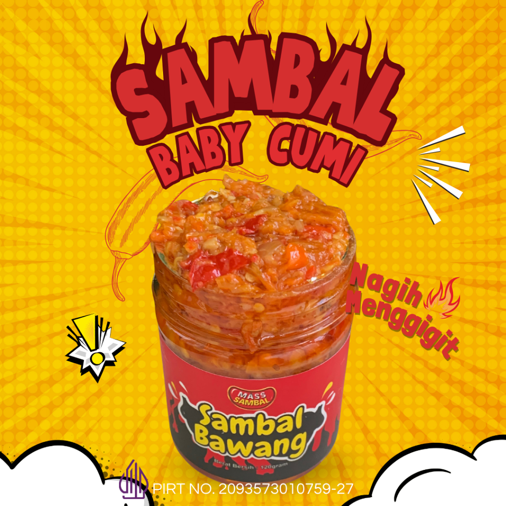 

Mass Sambal - Sambal Bawang Pedas 120gr