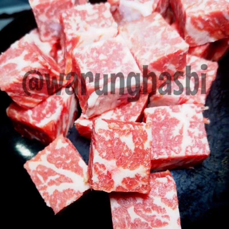 

Saikoro beef/wagyu cube 200gr