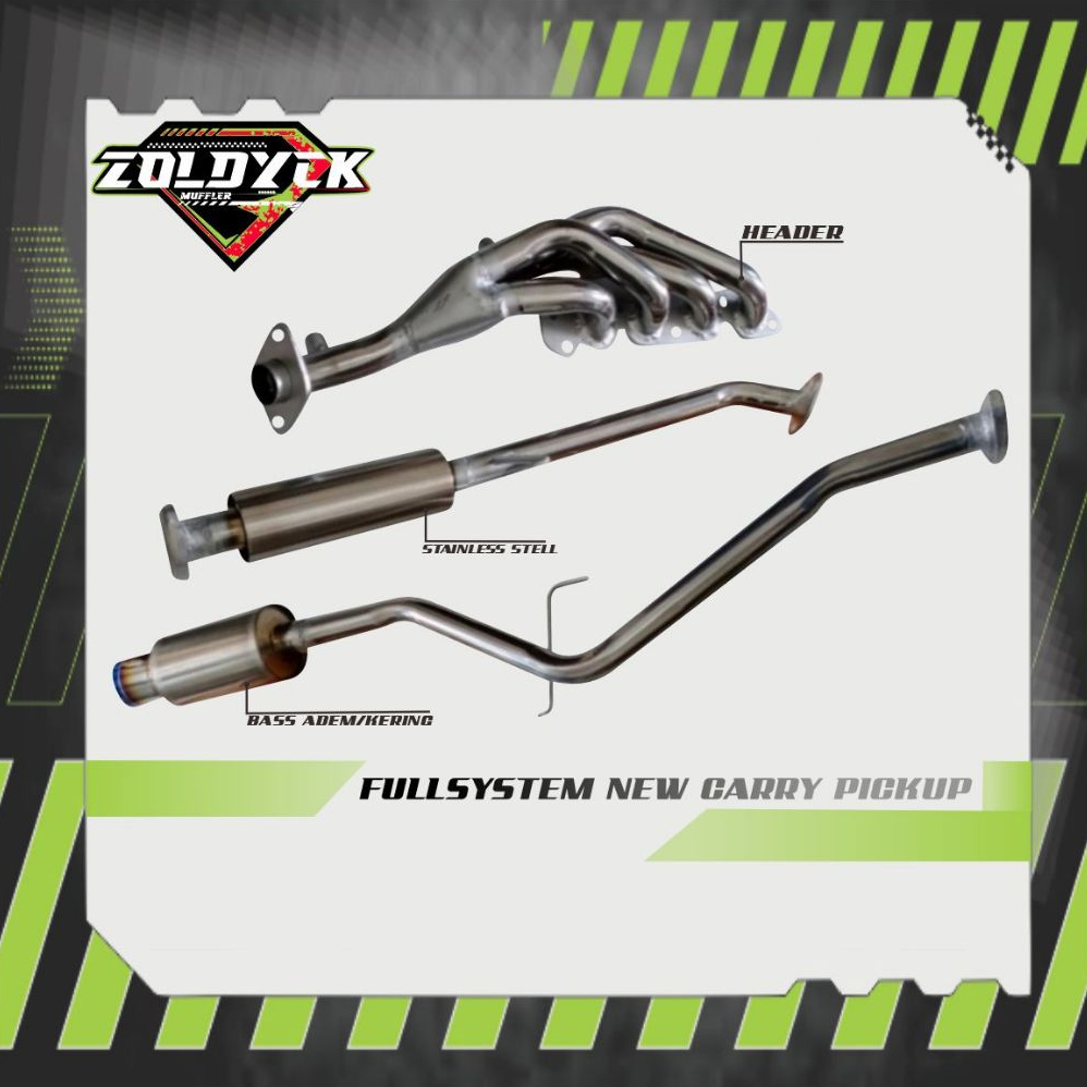 Paket Knalpot Mobil Suzuki New Carry Pick up - Best Performance