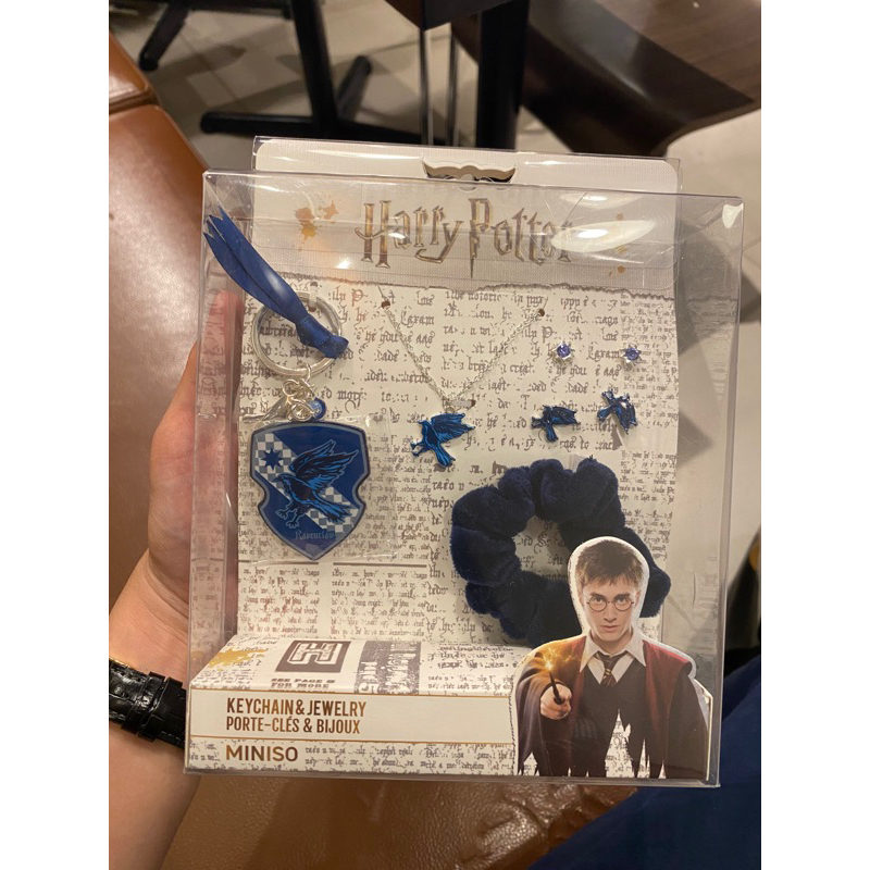 aksesoris set ravenclaw miniso x harry potter