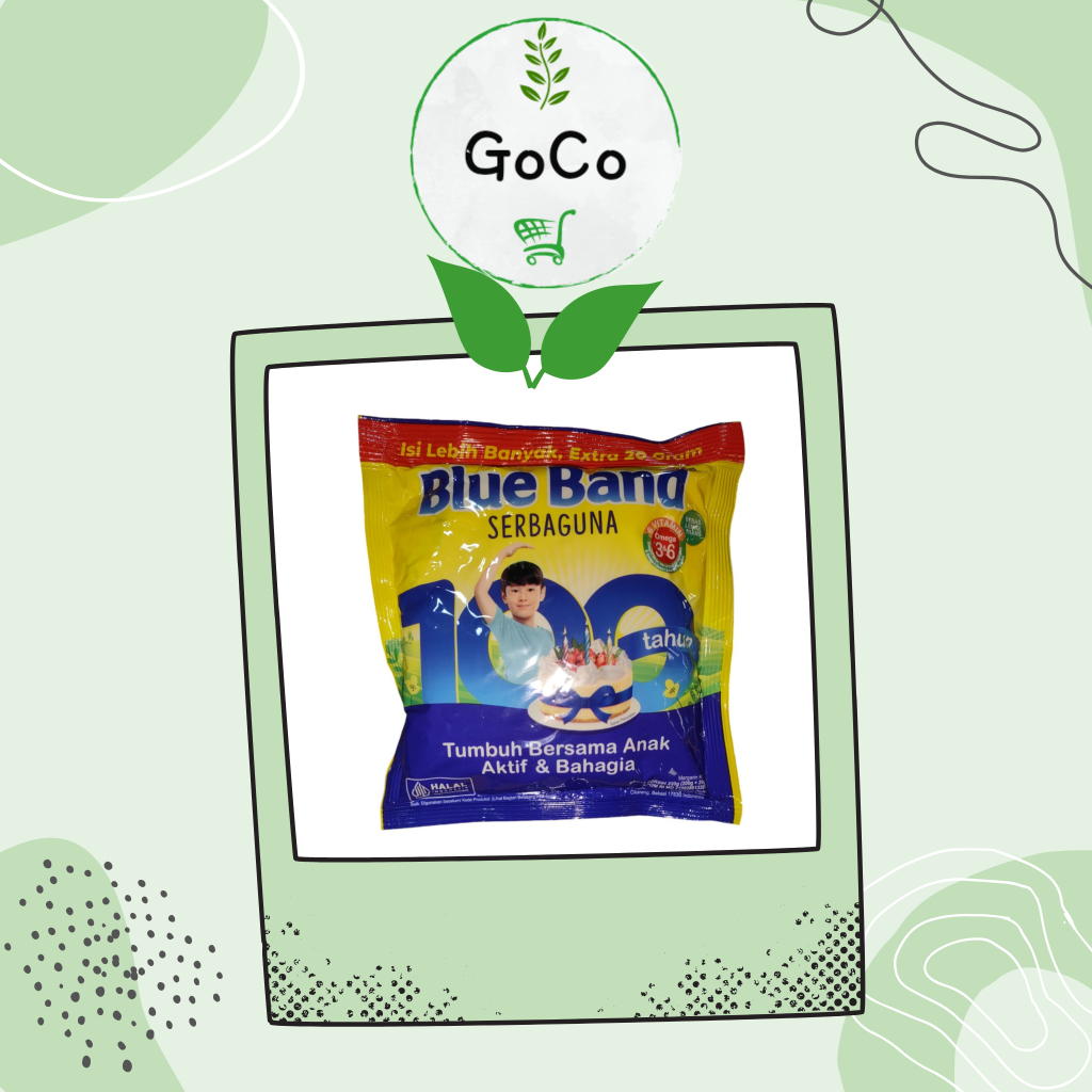 

BLUEBAND | Margarin Serbaguna | PROMO | 200 Gr + 20 Gr |Eco-Friendly Packaging by GoCo