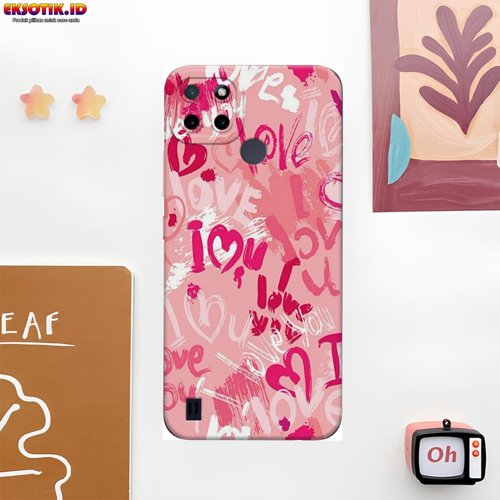 Case Realme C21Y C25Y - Casing Realme C21Y C25Y - Fashion Case - Silikon Realme C21Y C25Y  - Motif K
