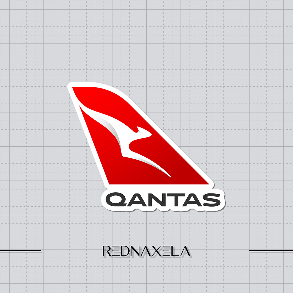 

Stiker Vinyl Qantas Airways Stiker Koper Outdoor Waterproof Sticker