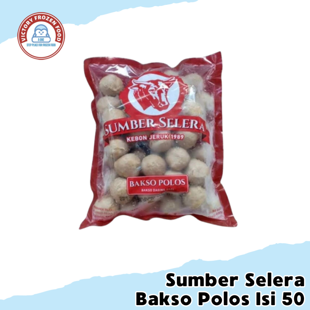 

Bakso Polos Sumber Selera Isi 50/Victory Frozen Food