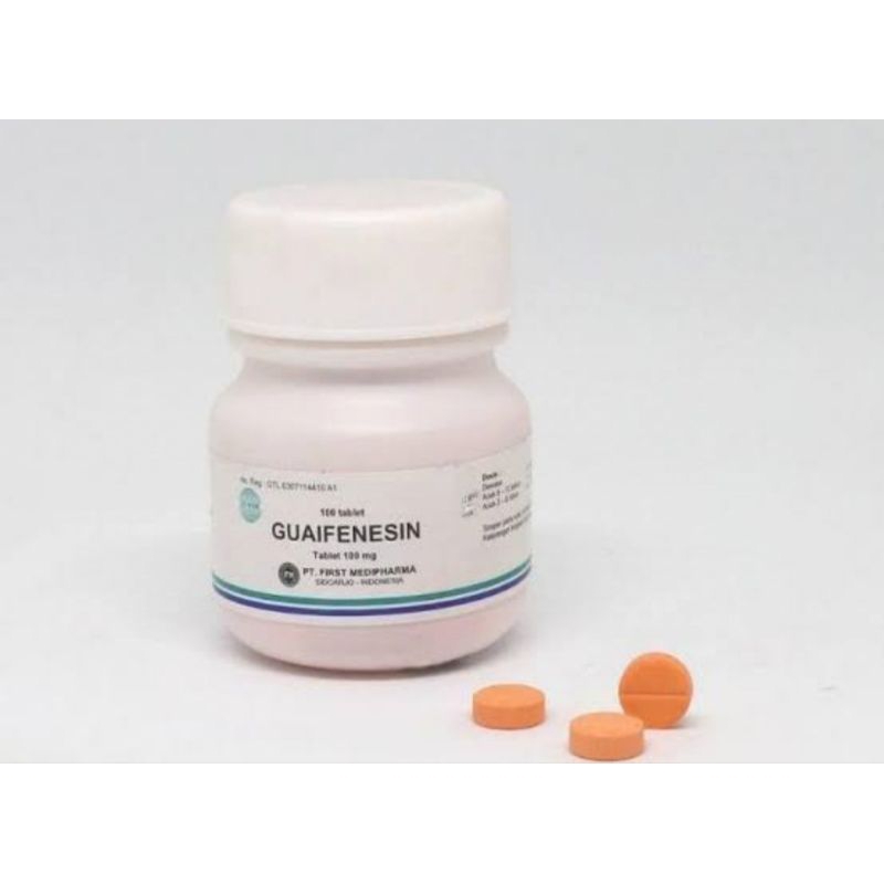 Guaifenesin 100Mg Isi 100 Tablet