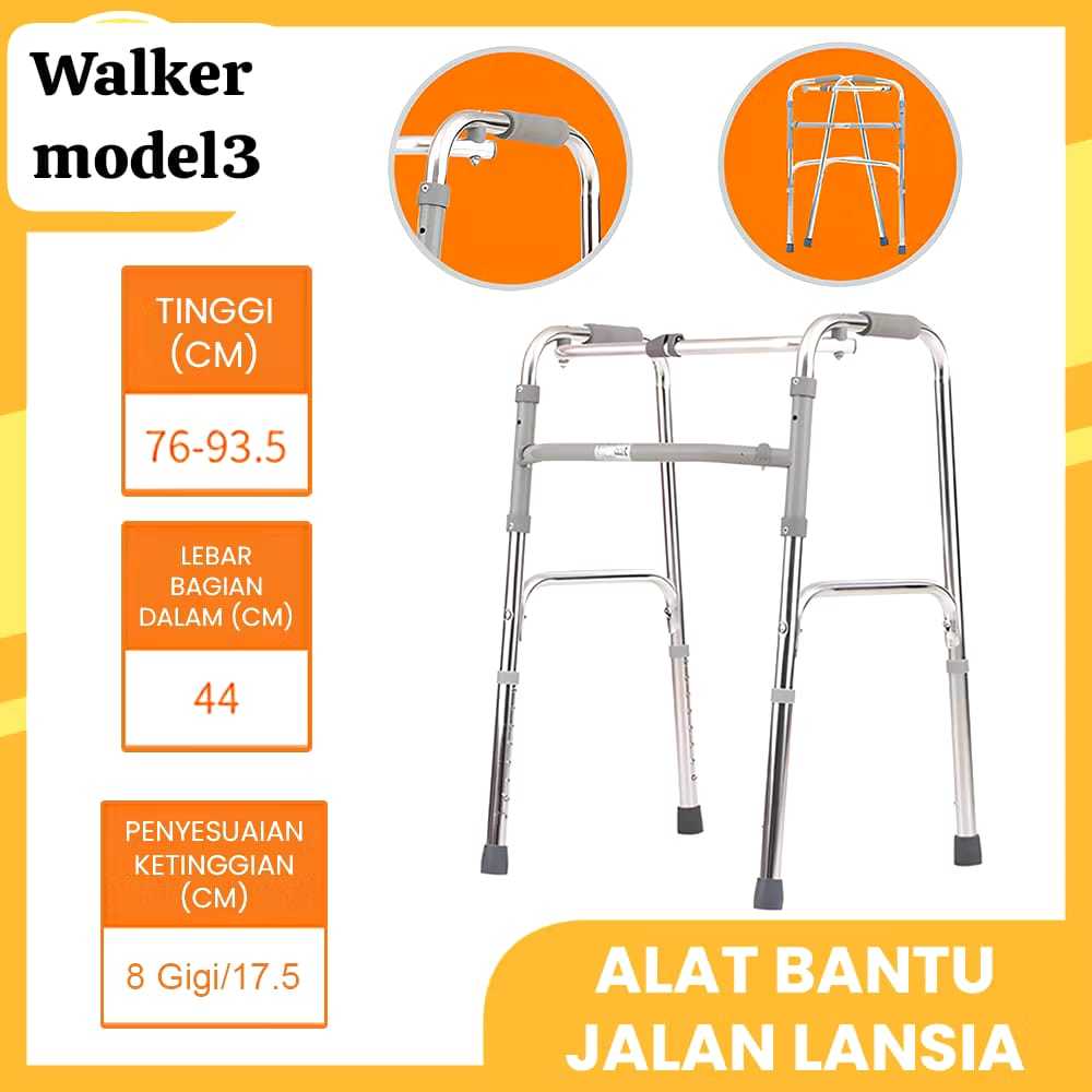 Walker Alat Bantu Jalan Lansia Manula RodaWalker