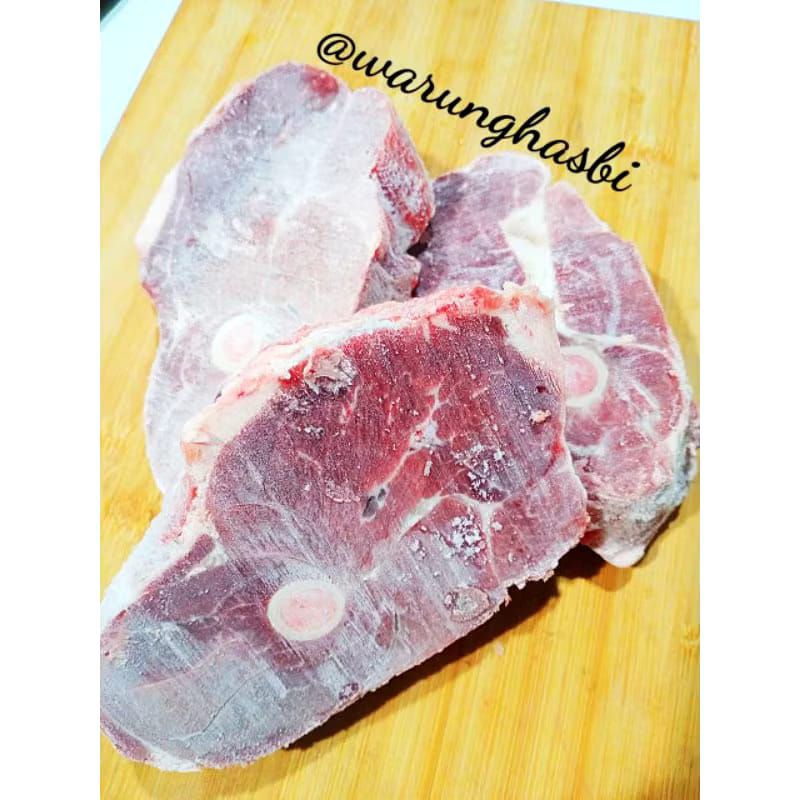 

Lamb leg bone in (daging paha kambing) 500gr