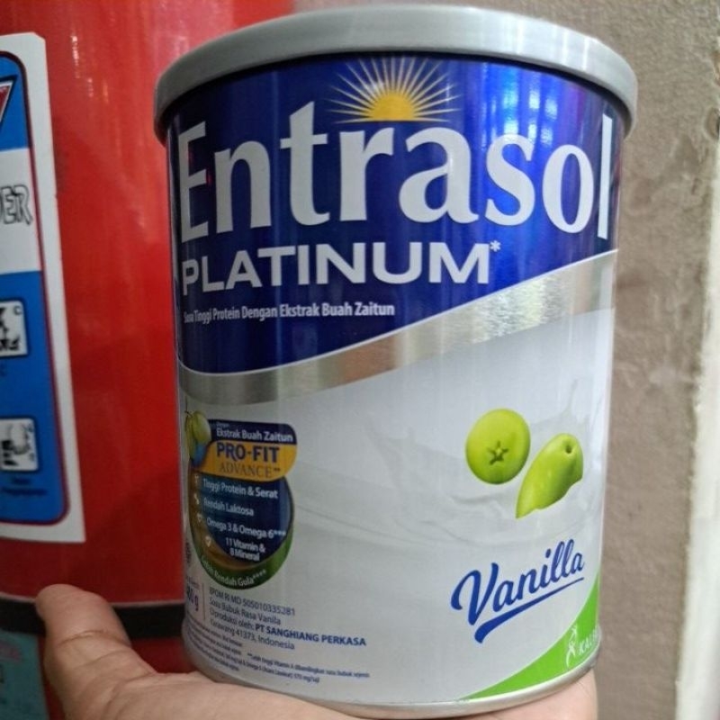 

Entrasol platinum vanila 400gr