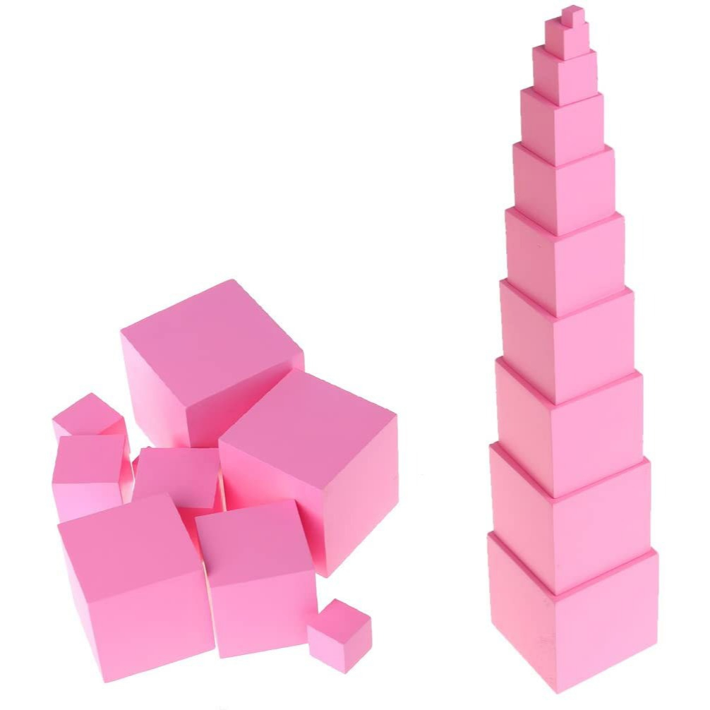 Aparatus Montessori Pink tower