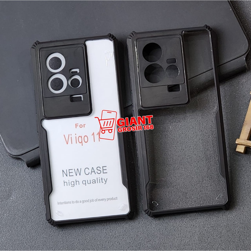 IQOO 11 CASE ARMOR FUSION SHOCKPROOF TRANSPARENT CASE IQOO 11