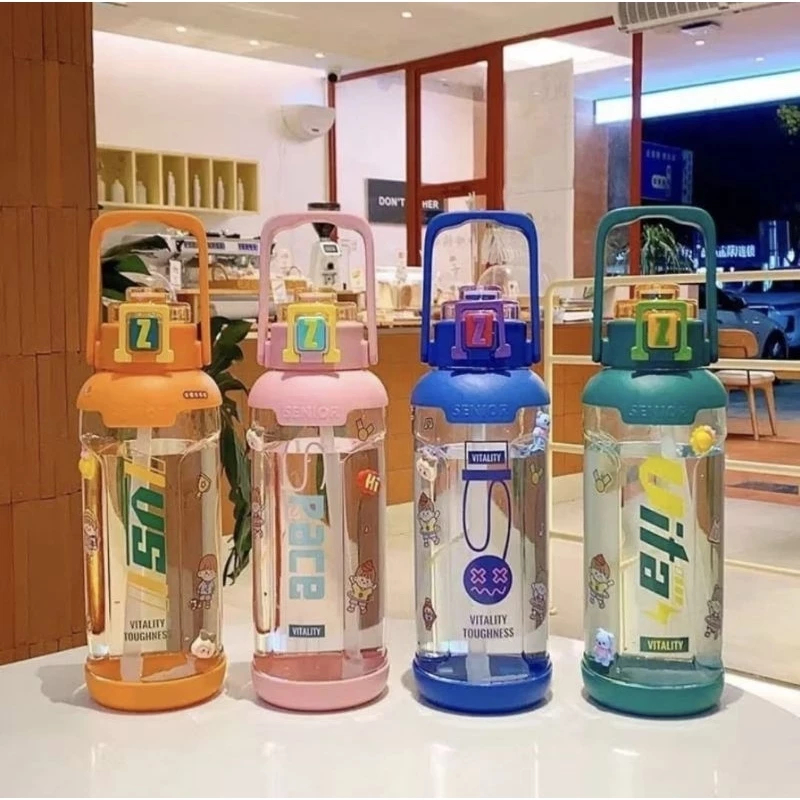 Botol Minum Sport 1800ml Botol Minum Vitaly Toughnes 1.8 Liter Botol Minum Outdoor Botol Minum Anak