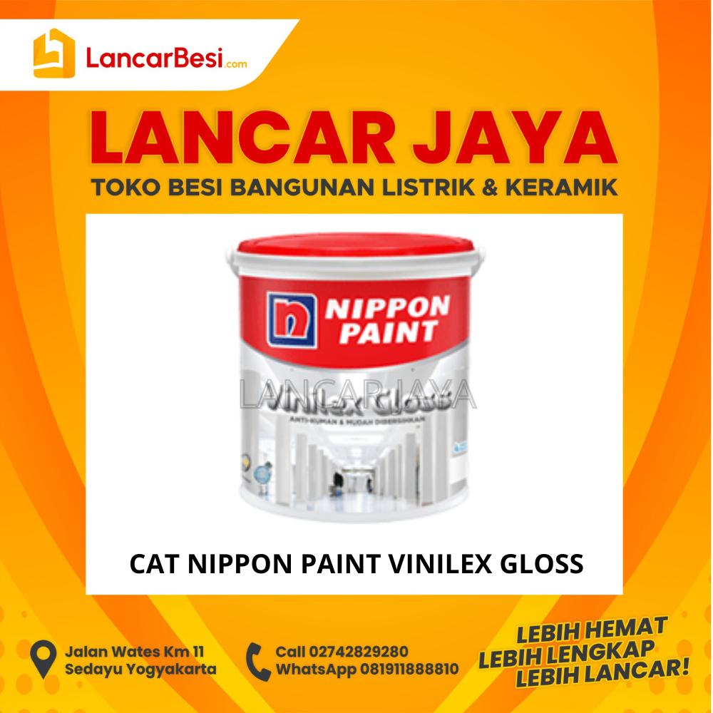 Cat Tembok Interior Vinilex Gloss Nippon Paint