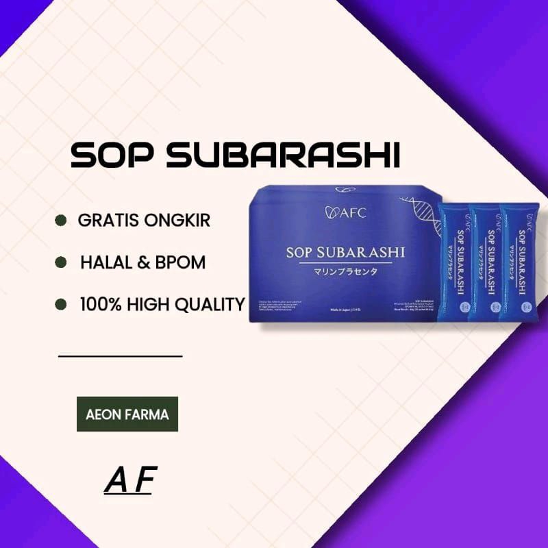 SOP SUBARASHI UTSUKUSHHII GOLD SUBA UTSU sop subarashi utsukushhii gold 1 box 28 sachet original afc