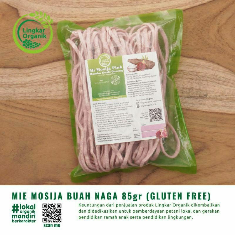 

Mie mosija 85 gram lingkar organik / mie gluten free