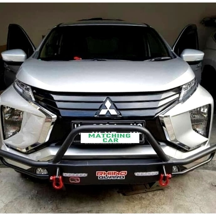 Paket Towing Tanduk Bumper Xpander Depan Belakang Rhino Guard Cross