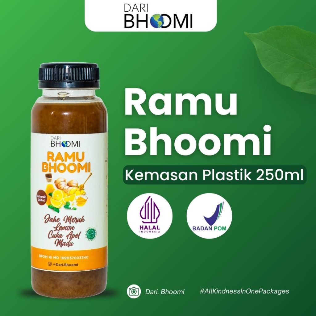 

Dari Bhoomi RAMU BHOOMI 250ml Botol Plastik