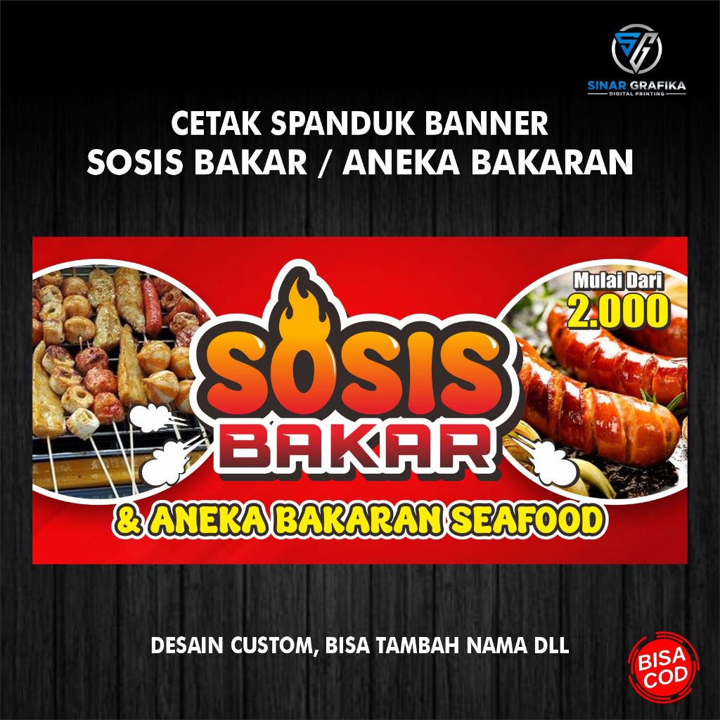 SPANDUK SOSIS BAKAR & ANEKA BAKARAN, SEHARI JADI