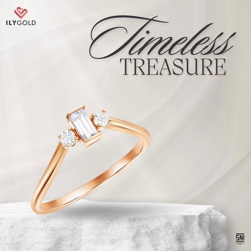 Cincin ILY Gold Timeless Treasure Collections