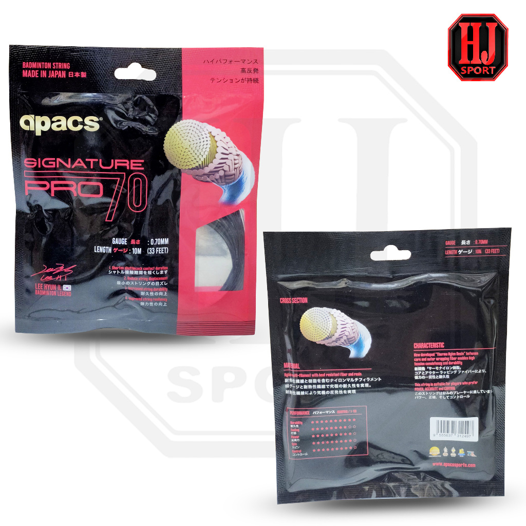 Senar Raket Badminton Apacs Signature Pro 70 Original