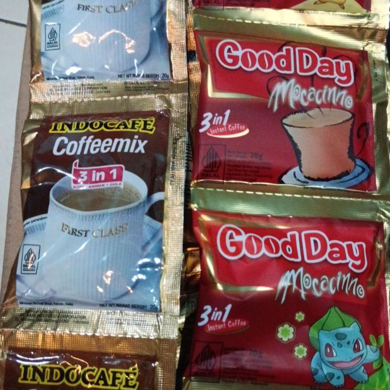 

paket kopi 2 renceng good Day dan indocafe