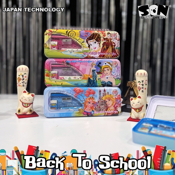 

KOTAK PENSIL KALENG PRINCESS / TEMPAT PENSIL KALENG (SON-753-C)