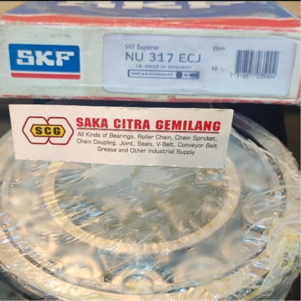 CYLINDRICAL BEARING NU 317 ECJ MERK SKF ORIGINAL