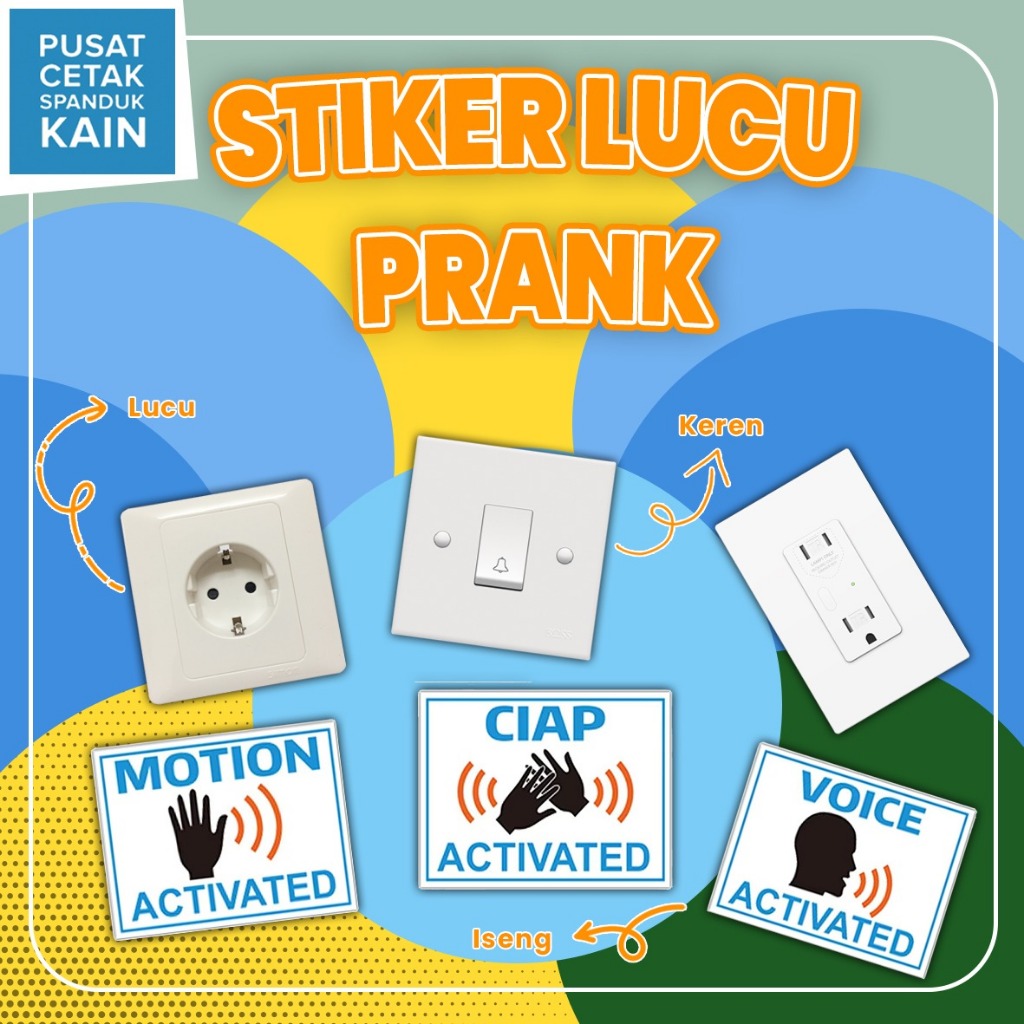 

STIKER PRANK LUCU COLOKAN LISTRIK MOTION SENSOR