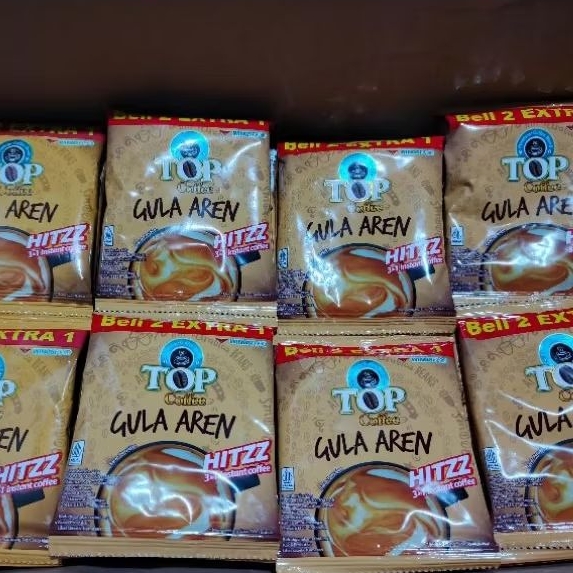 

TOP COFFE GULA AREN (1 RENCENG) 15pcs x 22gr