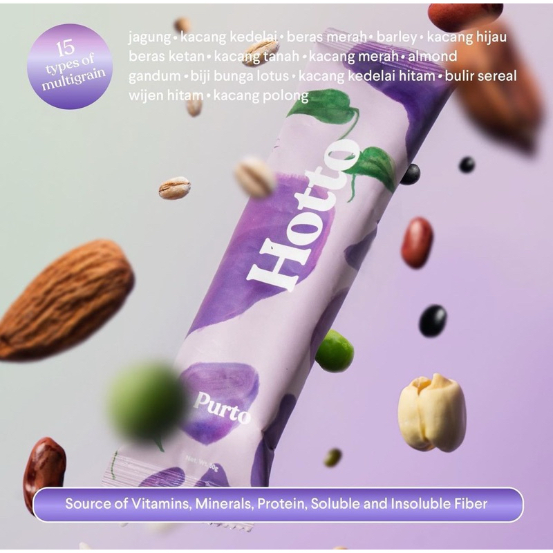 

hotto purto / mame sachet 100% original multigrain oat exp 2026