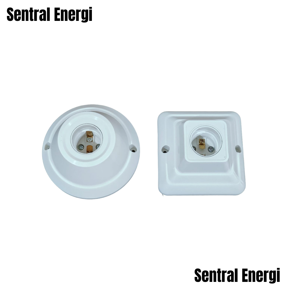 Fitting Panasonic Round/Bulat NLP52201 & Square/Kotak NLP52202 Putih