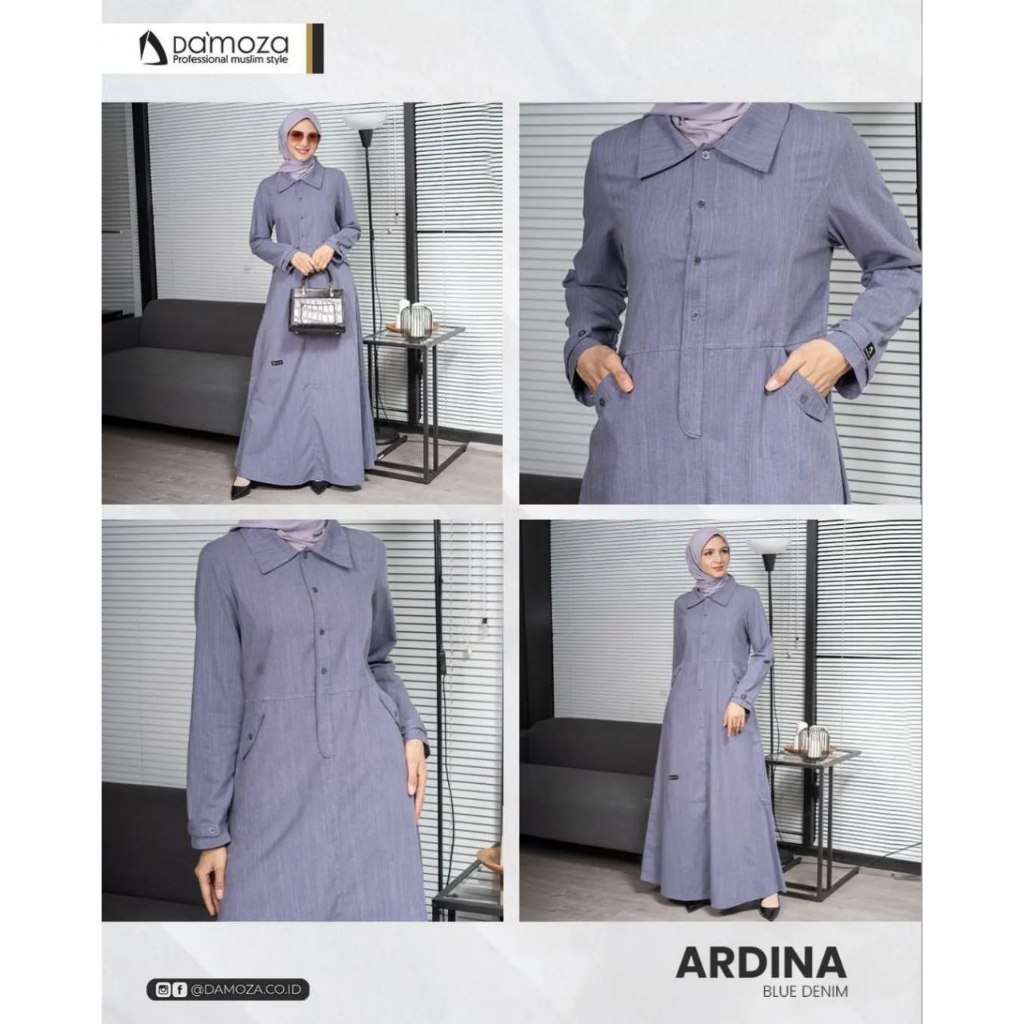 GAMIS ARDINA / ARDINA BY DAMOZA / DAMOZA / DAMOZA ARDINA / GAMIS DAMOZA / ARDINA BLUE DENIM / GAMIS 