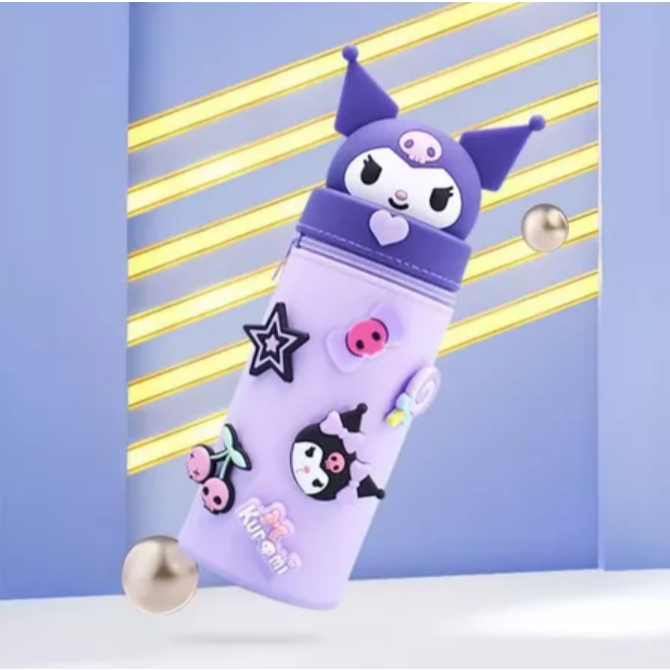 

EPICSHOP99 Kotak Pensil Sanrio Kuromi Melody Cinamonroll HelloKity Silicon Karet / Pensil Case Motif Lucu
