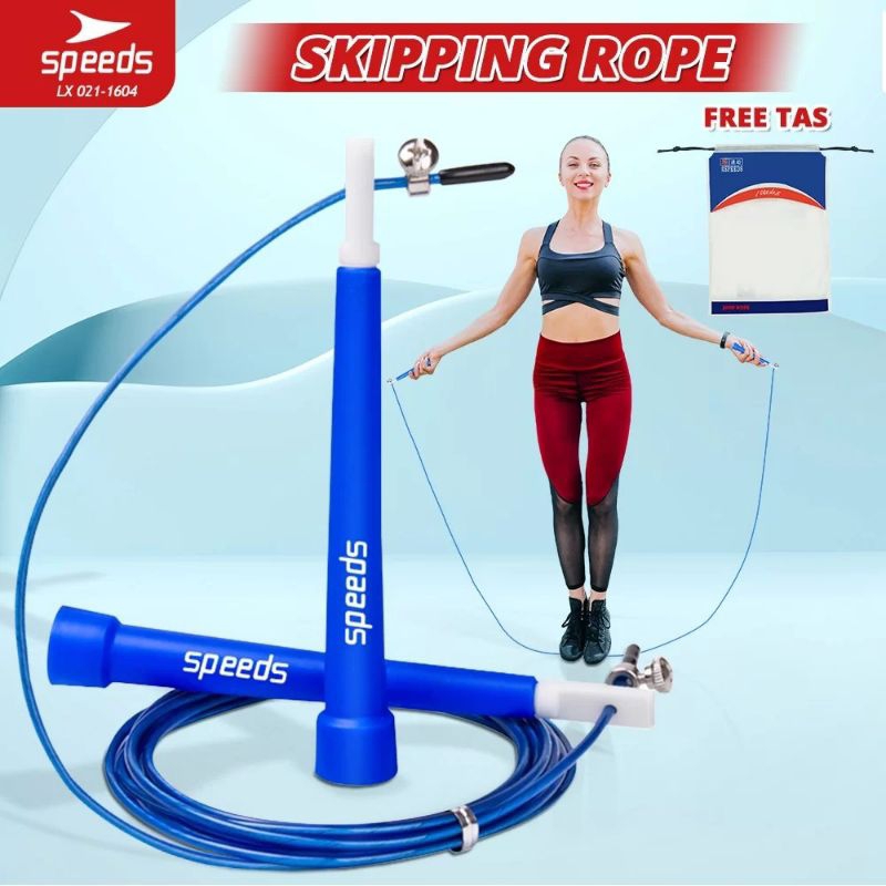 SPEEDS SKIPPING ROPE JUMP PEGANGAN KECIL LX 021-1604