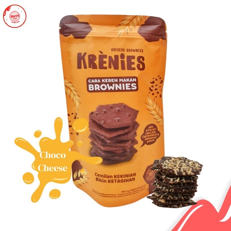 

Brownies kering KRENIES (KREkers browNIES)