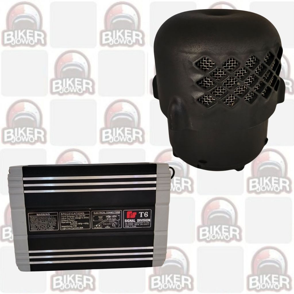 Pioneer Low Freq Speaker Siren Moge Motor Mobil Sirene Frequency + Modul + Bracket