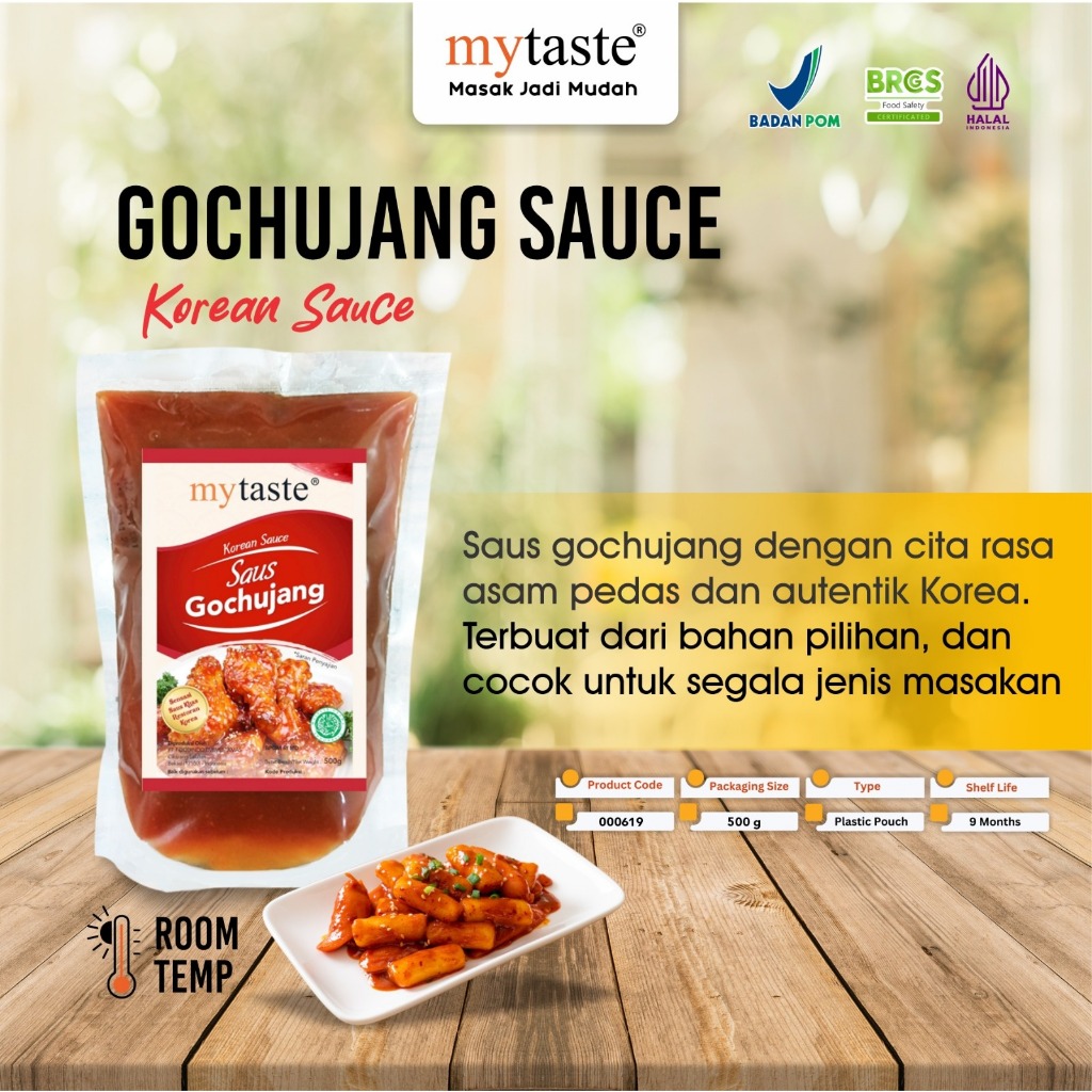 

Mytaste Gochujang Sauce 500gr / My Taste Saos Korean Gochujang