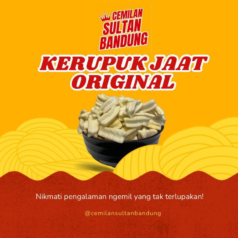 

Kerupuk Jaat Putih Original Snack Murah