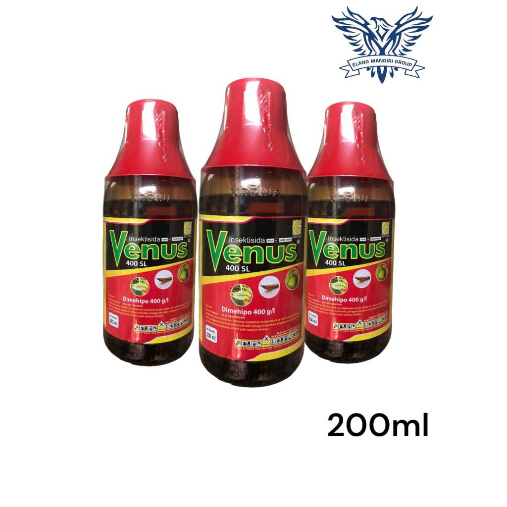 Venus 400sl 200ml Insektisida Dimehipo 400 g/l Untuk Mengendalikan Hama Ulat Wereng Oteng-oteng Kutu