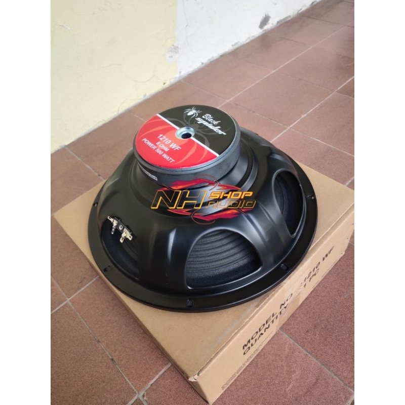 SPEAKER KOMPONEN BLACK SPIDER 1210 WF 12in 500 Watt BS1210WF BS 1210WF 12" 12 inch 500w 500watt COMP